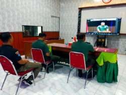 Tingkatkan Hubungan Dengan Media, Dandim 0801/Pacitan Ikuti Rakernis Intelijen Bersama Kapuspen TNI AD