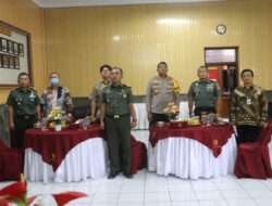 Kodim 0732/Sleman Dan Forkopimda ikuti Komsos Tingkat Pusat Melalui Zoom Meeting