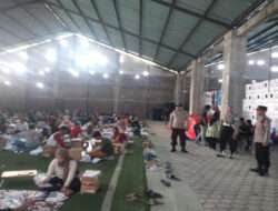 Satgas OMB Polres Magetan Siaga 24 Jam di Gudang Logistik KPU