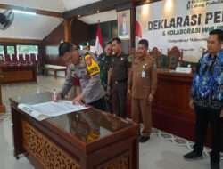 HMI Gelar Deklarasi Pemilu Damai yang Digelar HMI di Pendopo Kabupaten Probolinggo
