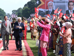 Penyambutan Perdana Menteri Republik Demokratik Timor-Leste, Kay Rala Xanana Gusmao, di Istana Bogor