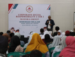 Salurkan Dana CSR Melalui Program Bimbingan Anak Sekolah Dasar Oleh PT. Mayora Group