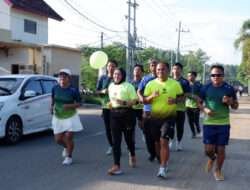 Anniversary Runners Pacitan yang ke-7, Dandim 0801/Pacitan Ikuti Event Lari Bersama