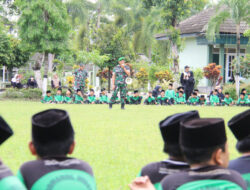 Outbound Siswa Pondok Pesantren Qomarul Hidayah Kolaboratif Bersama Kodim 0806/Trenggalek