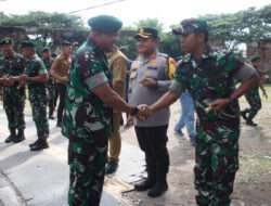 Dandim Ngawi Bersama Forkopimda Sambut Pangkostrad di Benteng Van den bosch