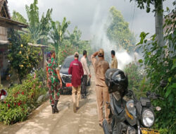 Babinsa Dampingi Fogging di Guwo