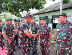 Kodim 0801/Pacitan Menerima Kunjungan Waaster Kasad Bidang Ren Dan Puan Ter