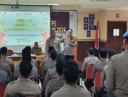 Kapolres Pelabuhan Tanjung Perak Beri Pembekalan Petugas Pam TPS