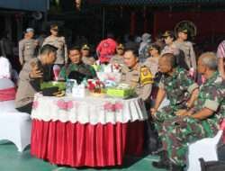 Dukung Sinergitas, Kepala Staf Kodim Surabaya Utara Ikuti Kegiatan Bulan Bakti TNI POLRI