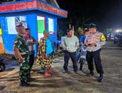 Inginkan Situasi Kondusif, Babinsa dan Bhabinkamtibmas Laksanakan Patroli