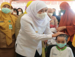 Gubernur Khofifah: Capaian Sub PIN Polio Jatim Tembus 105,93%