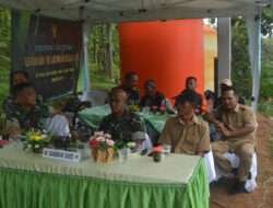 Kodim 0802/Ponorogo Ikuti Launching Program TNI AD Manunggal Air Bersama Kasad