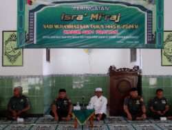 Tingkatkan Kualitas Ibadah Personil Kodim 0801/Pacitan, Melalui Momen Peringatan Isra Mi’raj