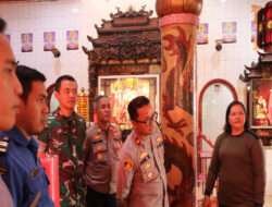Jelang Tahun Baru Imlek 2575, Bersama 3 Pilar Lakukan Pemeriksaan Keamanan di Vihara Tamansari