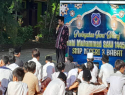 Peringatan Isro Mi’roj di SMP Negeri 3 Babat, Ini Pesan yang Disampaikan