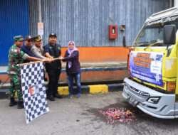 Pastikan Logistik Pemilu Siap, Dandim Ngawi Bersama Forkopimda dan Ketua KPU Kab.Ngawi Berangkatkan Distribusi Kotak Suara