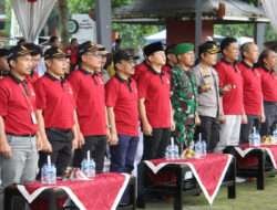 Dandim 0806/Trenggalek dan Forkopimda Bersatu di Apel Siaga Masa Tenang Pemilu 2024