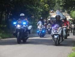 Pastikan Aman Dan Kondusif Jelang Pencoblosan, TNI – Polri Di Ngawi Gelar Patroli Sekala Besar