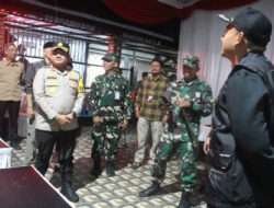 Jelang Pencoblosan, Dandim Ngawi Bersama Forkopimda Gelar Patroli ke TPS di Wilayah