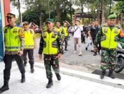 Dandim 0812 Lamongan Bersama Kapolres Lamongan patroli di Lapas Kelas IIB Lamongan