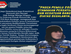 PNIB Dorong Bawaslu KPU KPK Polri TNI Bentuk TGPF Selidiki Dugaan Pelanggaran Kecurangan Pemilu