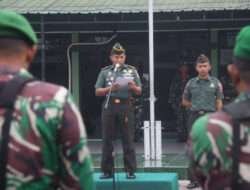 Pimpin Upacara Bendera, Dandim Ngawi Bacakan Amanat Kepala Staf Angkatan Darat