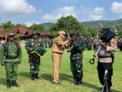 Wakil Bupati Wonogiri Secara Resmi Membuka Program TMMD Sengkuyung Tahap I TA 2024 Kodim 0728/Wonogiri
