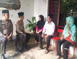 Polres Tulungagung Beri Bantuan Keluarga Petugas Linmas TPS 7 Desa Notorejo yang Meninggal