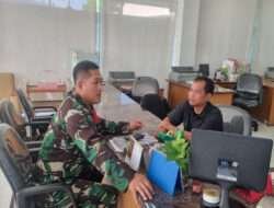 Babinsa Tipes PT Armada Finance Mewujudkan Silaturahmi