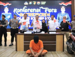 Polres Kediri Kota Berhasil Ungkap Kasus Curat di 2 TKP Dalam Semalam