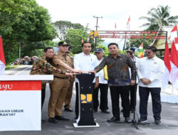 Bismillahirrahmanirrahim, Dua Puluh Tujuh Ruas Jalan Telah Di Resmikan