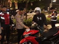Polsek Metro Setiabudi bersama 3 Pilar Gelar Operasi Cipta Kondisi Malam Akhir Pekan