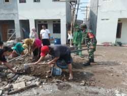 Serda Ichsan Jadi Pelopor Kerja Bakti Bersama Warganya