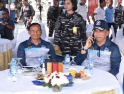 Danlantamal V Hadir Dalam Keseruan Fin Swimming Selat Madura Kasal Cup