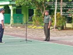Jabat Pembina Upacara Di MTSN 2, Ini Pesan Danramil 0801/02 Kebonagung Kepada Para Siswa
