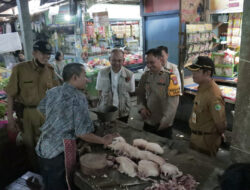 Cegah Panic Buying Satgas Pangan Polresta Malang Kota Inspeksi ke Sejumlah Pasar