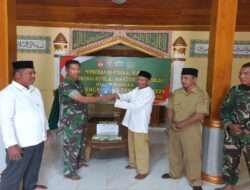 Kodim Boyolali Bagikan Al Quran ke Masjid Nurul Huda Wonosegoro