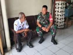 Pagi Ini Lurah Pasar Gading Solo Didatangi Babinsa. Ada Apa..??