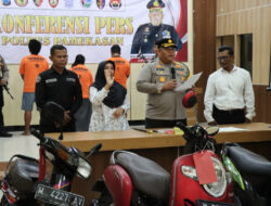 Polisi Berhasil Amankan Pasutri Tersangka Curanmor dan Sita 15 Unit Motor