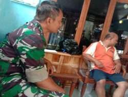 Babinsa Kratonan Komonikasi Sosial Bersama Warga  Binaanya