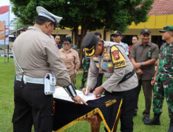 Polres Bengkulu Utara Gelar Pasukan Operasi Keselamatan Lalu Lintas 2024