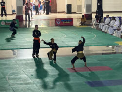 Atlet Pencak Silat Binaan Lanal Batuporon Turut Serta Pada Event Madura Raya 57 Pencak Silat Competition Piala Kemenpora dan Bupati Bangkalan