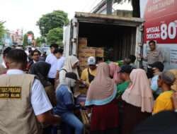 Polres Malang dan Disperindag Gelar Operasi Pasar Murah, Harga Beras Berangsur Turun