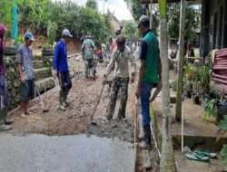 Peningkatan Jalan Pada Program TMMD Imbangan Tahun 2024 Kodim 0801/Pacitan Capai 75%