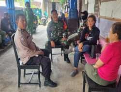 Jaga hubungan yang baik, Babinsa Tipes Komsos Dengan warga Binaan