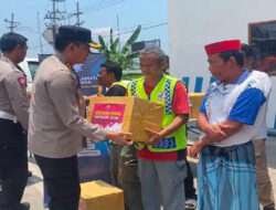 Jelang Ramadhan, Polres Probolinggo Gelar Baksos di Pos Lantas Leces