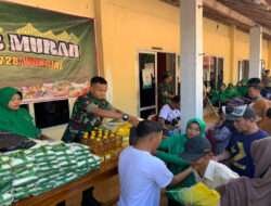 Mencukupi Kebutuhan Warga, Kodim 0728/Wonogiri Gelar Pasar Murah