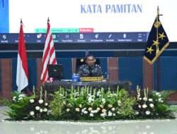 Danlantamal V Hadiri Exit Briefing Pangkoarmada RI