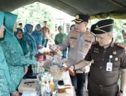 Kapolres Gresik Bersama Tim Wasev TMMD ke-119 Tahun 2024 di Desa Sembung, Gresik