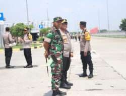 Dandim Ngawi Pimpin Pam Rute Kunker Presiden Republik Indonesia